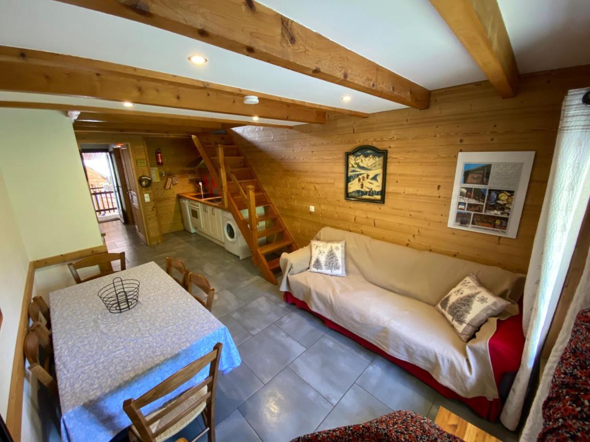 L Alpin Bel Appartement Avec Terrasse Dans Vieille Ferme De Montagne Renovee Les Orres Ngoại thất bức ảnh